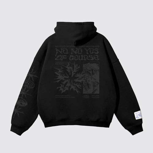 The shape of silence Hoodie - Black