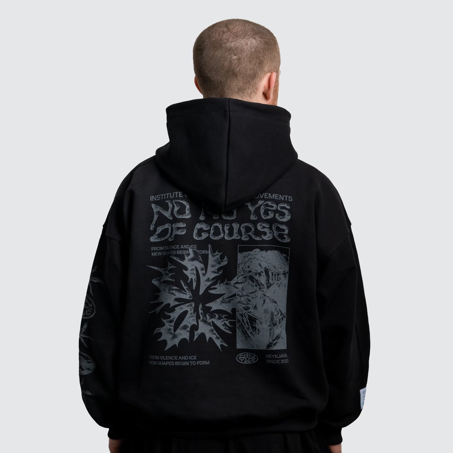 The shape of silence Hoodie - Black